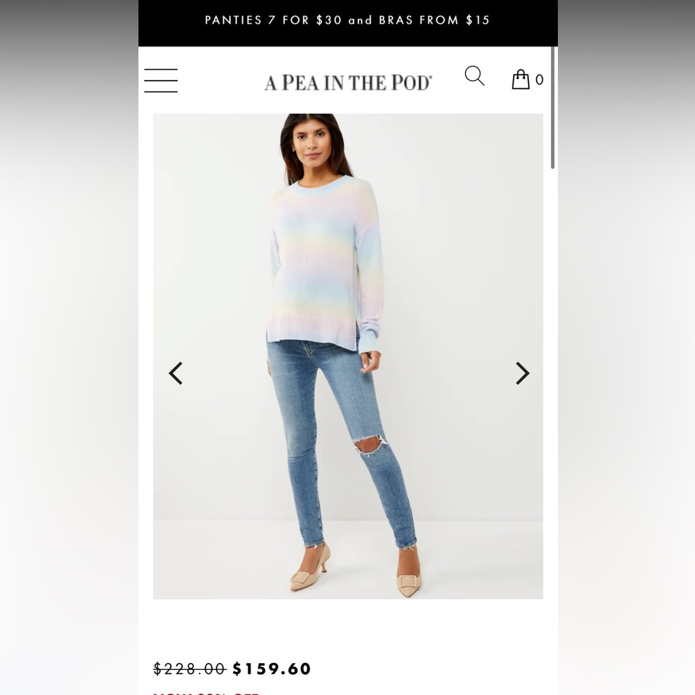 CITIZENS OF HUMANITY distressed, medium blue denim, maternity jeans, skinny jean